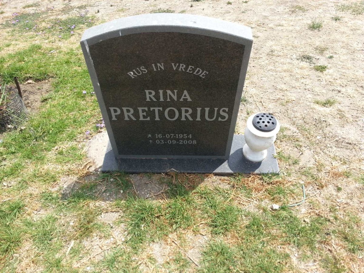 PRETORIUS Rina 1954-2008