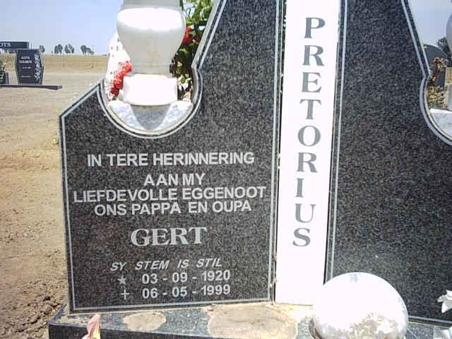 PRETORIUS Gert 1920-1999