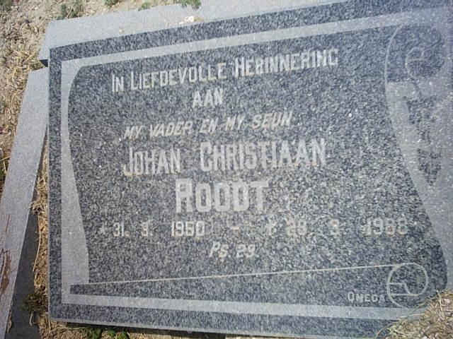 ROODT Johan Christiaan 1960-1988