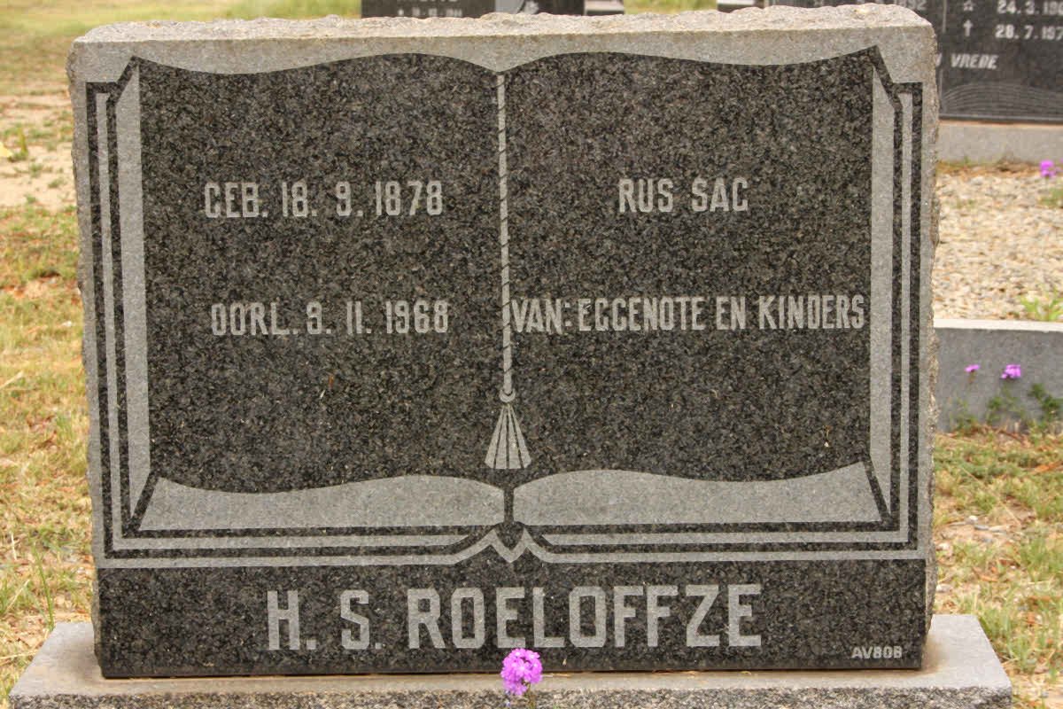 ROELOFFZE H.S. 1878-1968