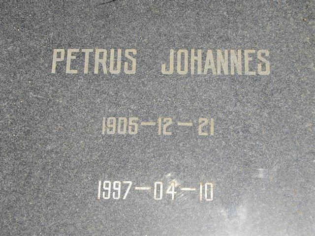 RENSBURG Petrus Johannes, Jansen van 1905-1997