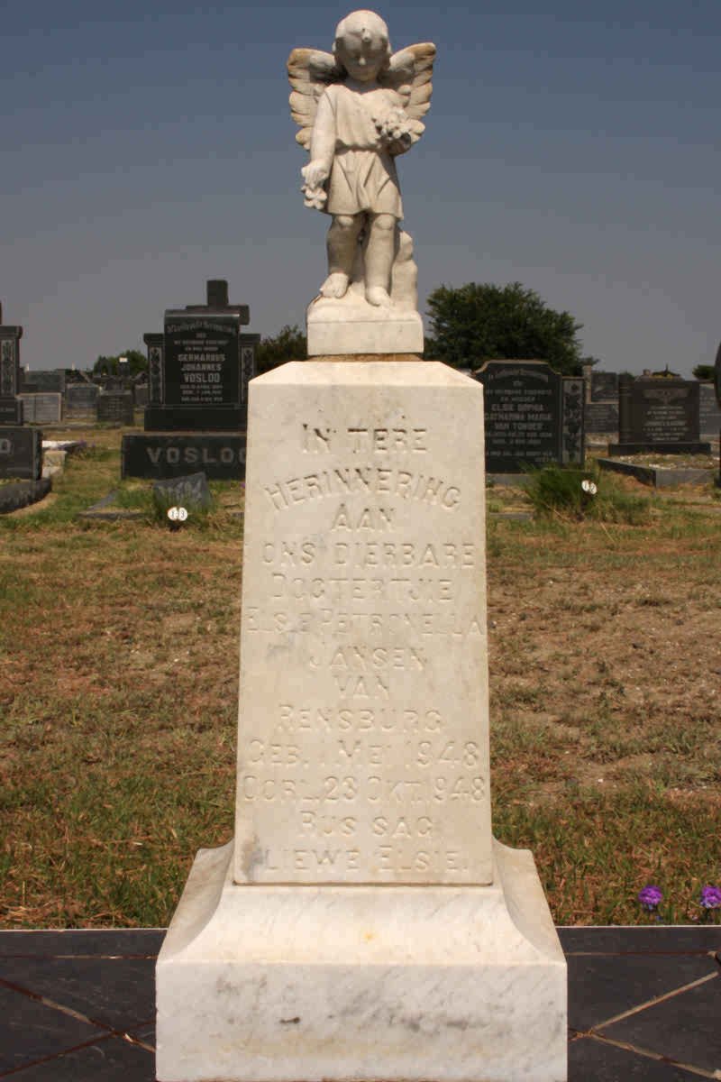 RENSBURG Elsie Petronella, Jansen van 1948-1948