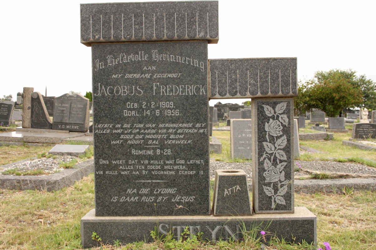 STEYN Jacobus Frederick 1909-1956