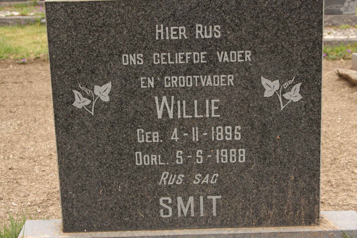 SMIT Willie 1895-1988