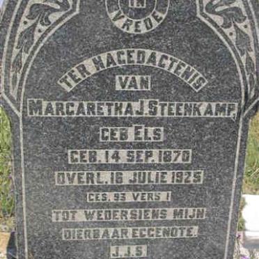 STEENKAMP Margaretha J. nee ELS 1870-1925