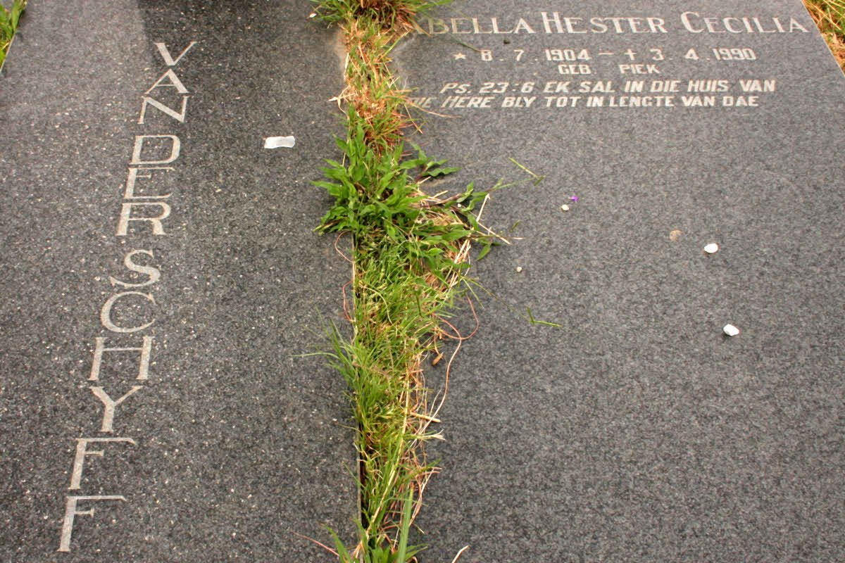 SCHYFF ??bella Hester Cecilia nee PIEK 1904-1990
