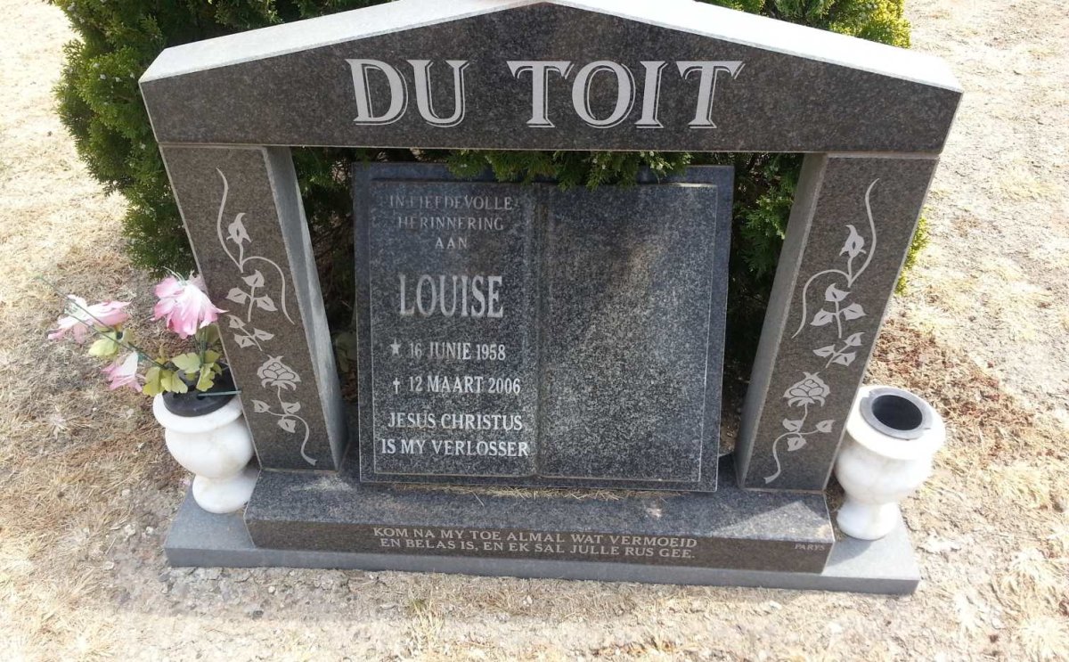 TOIT Louise, du nee PRETORIUS 1958-2006