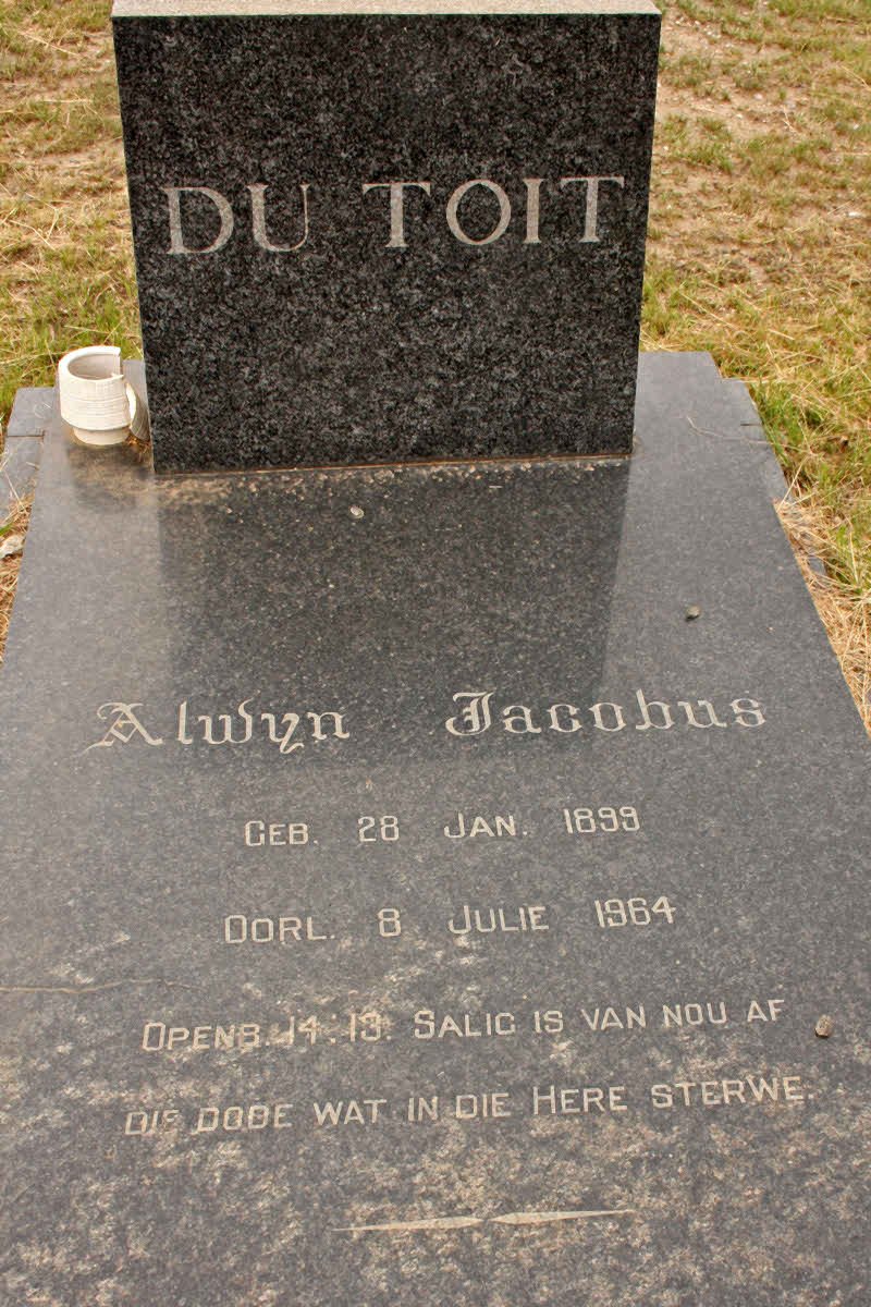 TOIT Alwyn Jacobus, du 1899-1964