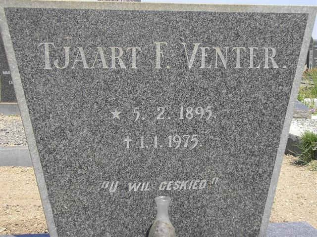 VENTER Tjaart F. 1895-1975