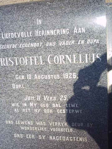 VILJOEN Christoffel Cornelius 1926-
