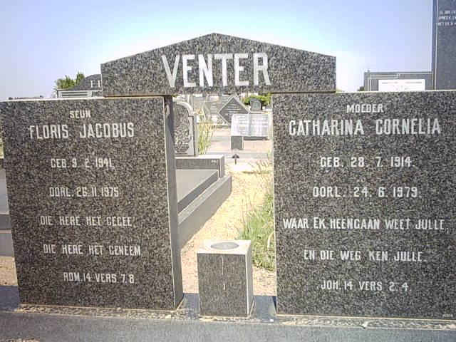 VENTER Catharina Cornelia 1914-1979 :: VENTER Floris Jacobus 1941-1975