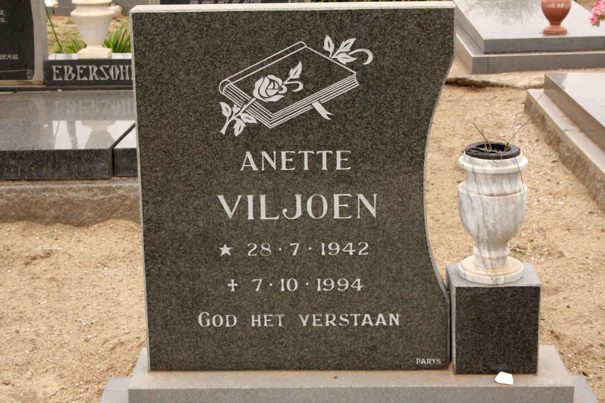 VILJOEN Anette 1942-1994