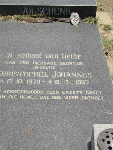 VOLSCHENK Johannes Christoffel 1979-1987