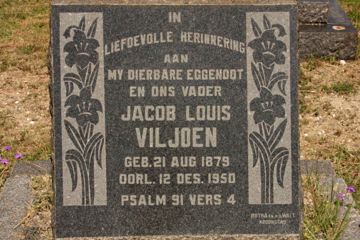 VILJOEN Jacob Louis 1879-1950