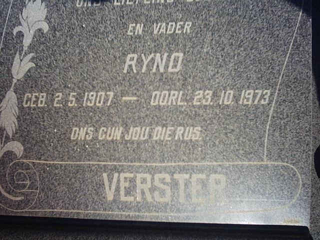 VERSTER Ryno 1907-1973