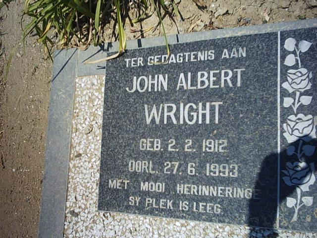 WRIGHT John Albert 1912-1993