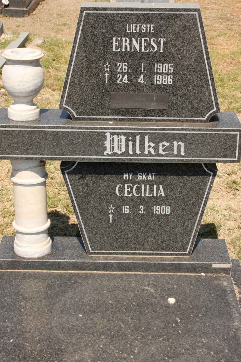 WILKEN Ernest 1905-1986 &amp; Cecilia 1908-