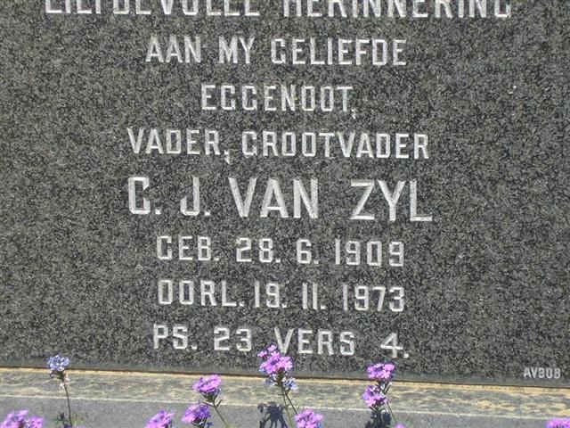 ZYL C.J., van 1909-1973