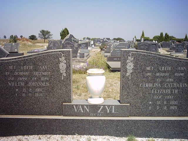 ZYL Willem Johannes, van 1901-1975 &amp; Carolina Catharina Elizabeth GEEL 1900-1985