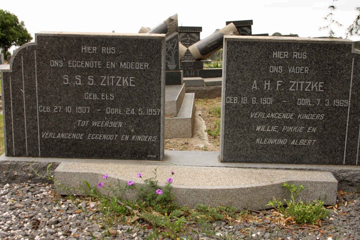 ZITZKE A.H.F. 1901-1969 &amp; S.S.S. ELS 1907-1957