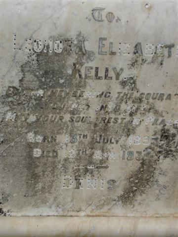 KELLY Leonora Elizabeth 1?3?-193?