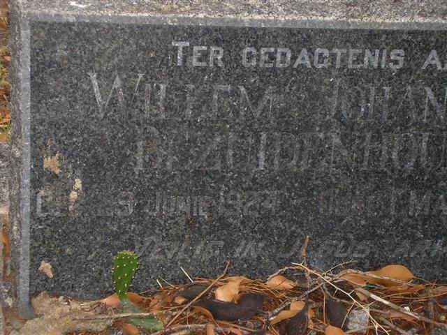 BEZUIDENHOUT Willem Johan 1924-