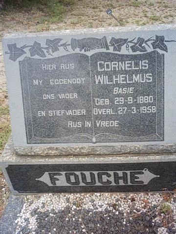 FOUCHÉ Cornelis Wilhelmus 1880-1958