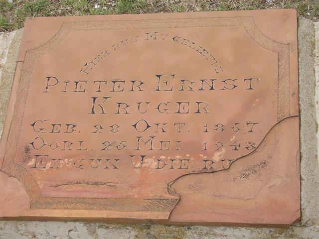 KRUGER Pieter Ernst 1857-1943
