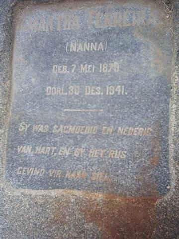FERREIRA Martha 1879-1941