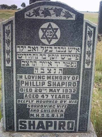 SHAPIRO Phillip -1932