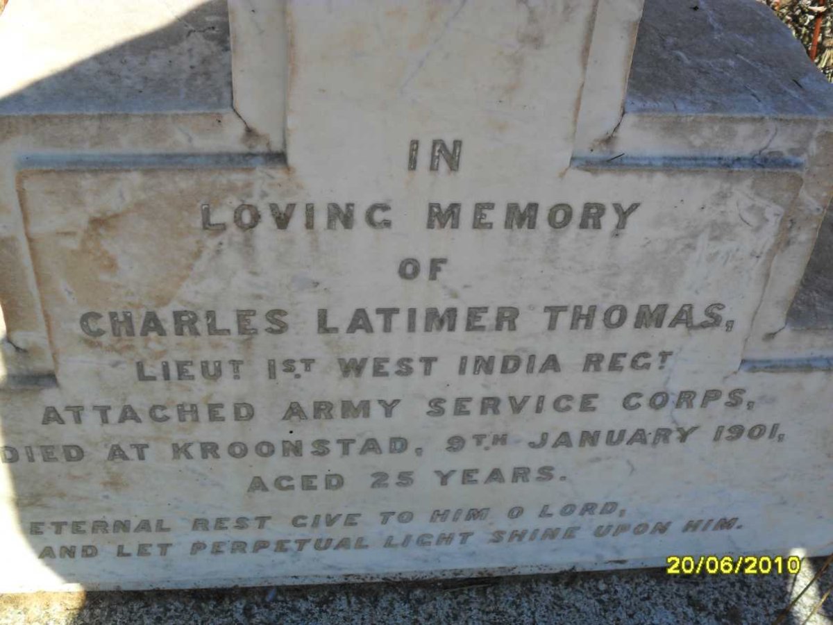THOMAS Charles Latimer -1901