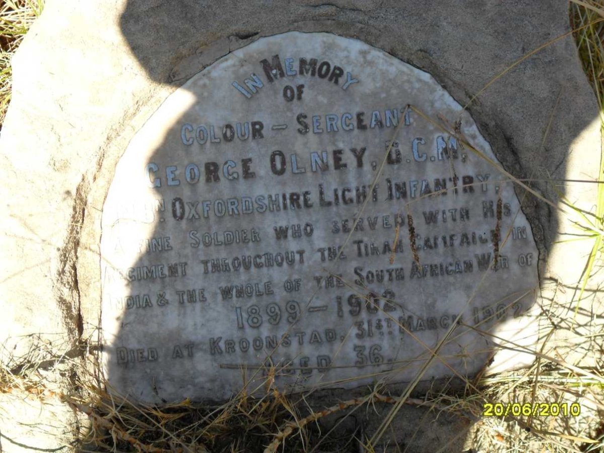 OLNEY George 1899-1902