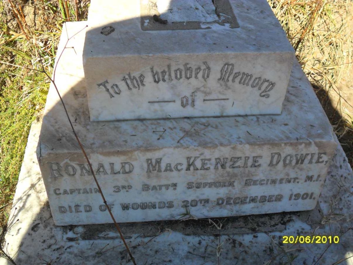 DOWIE Ronald McKenzie  -1901