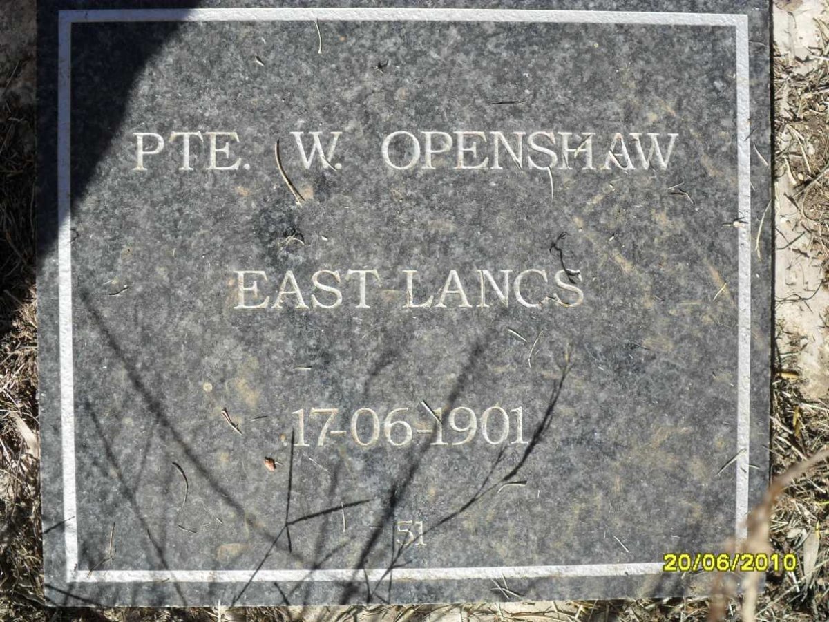 OPENSHAW W. -1901
