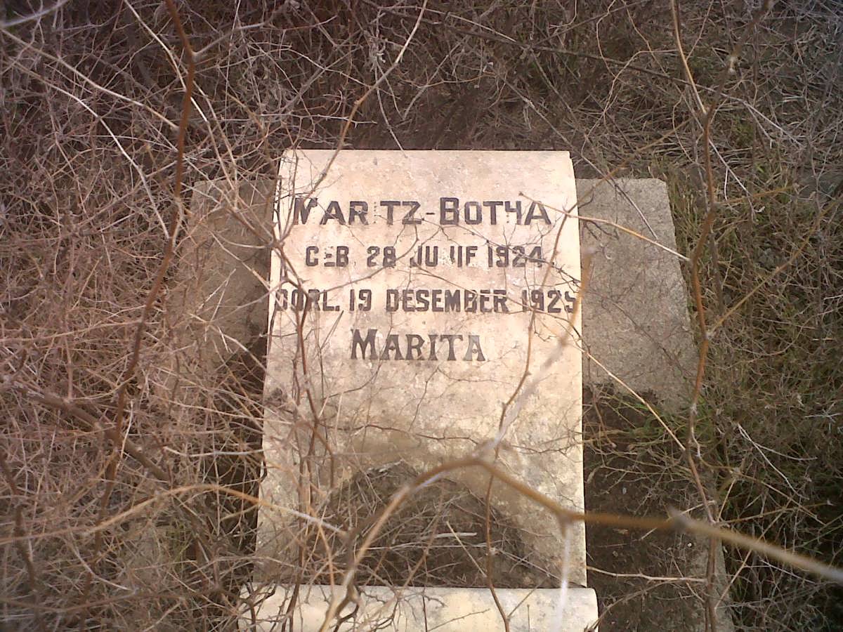 BOTHA Marita, MARITZ 1924-1925