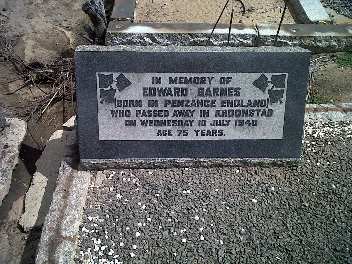 BARNES Edward -1940