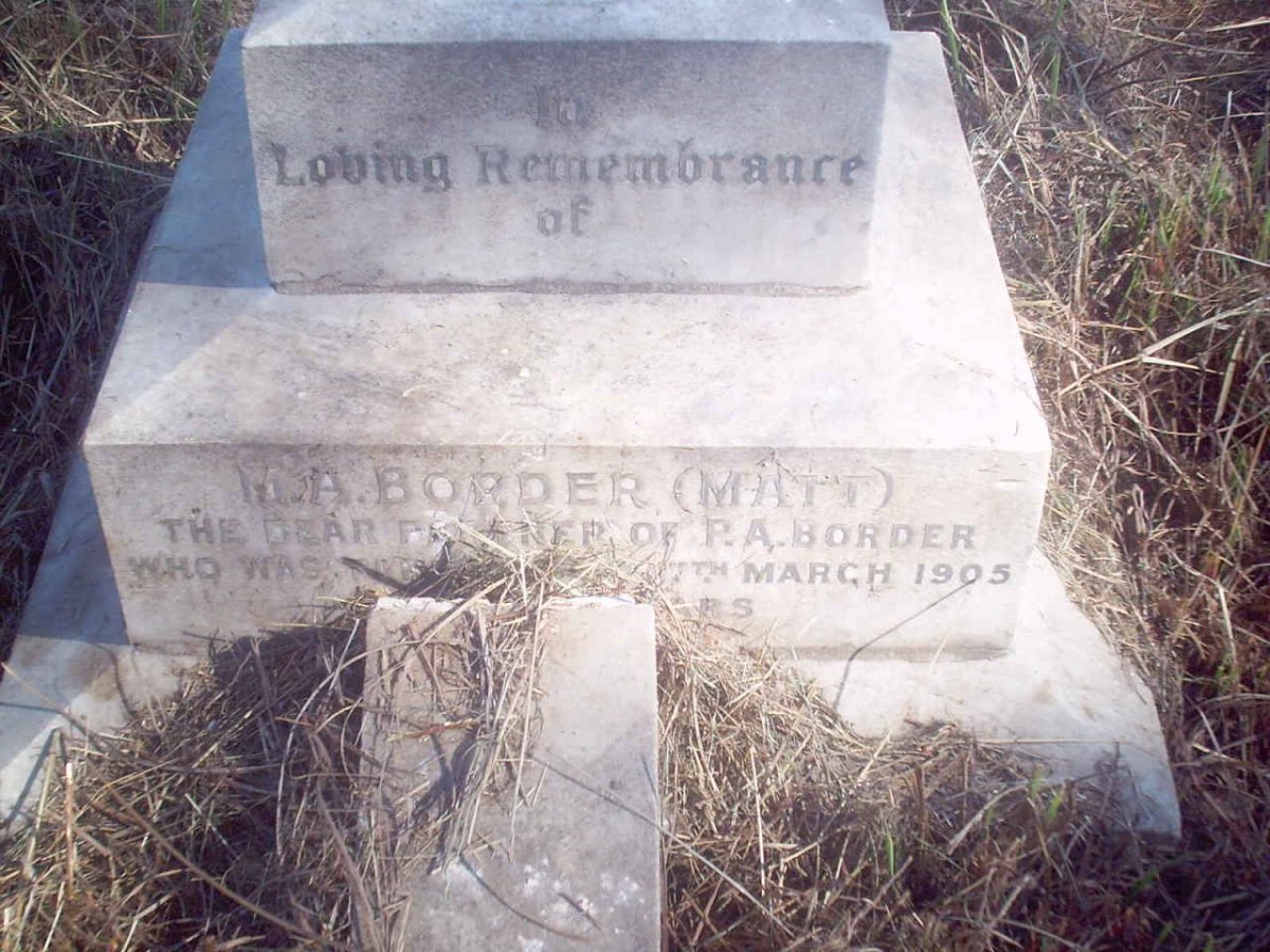 BORDER M.A. -1905