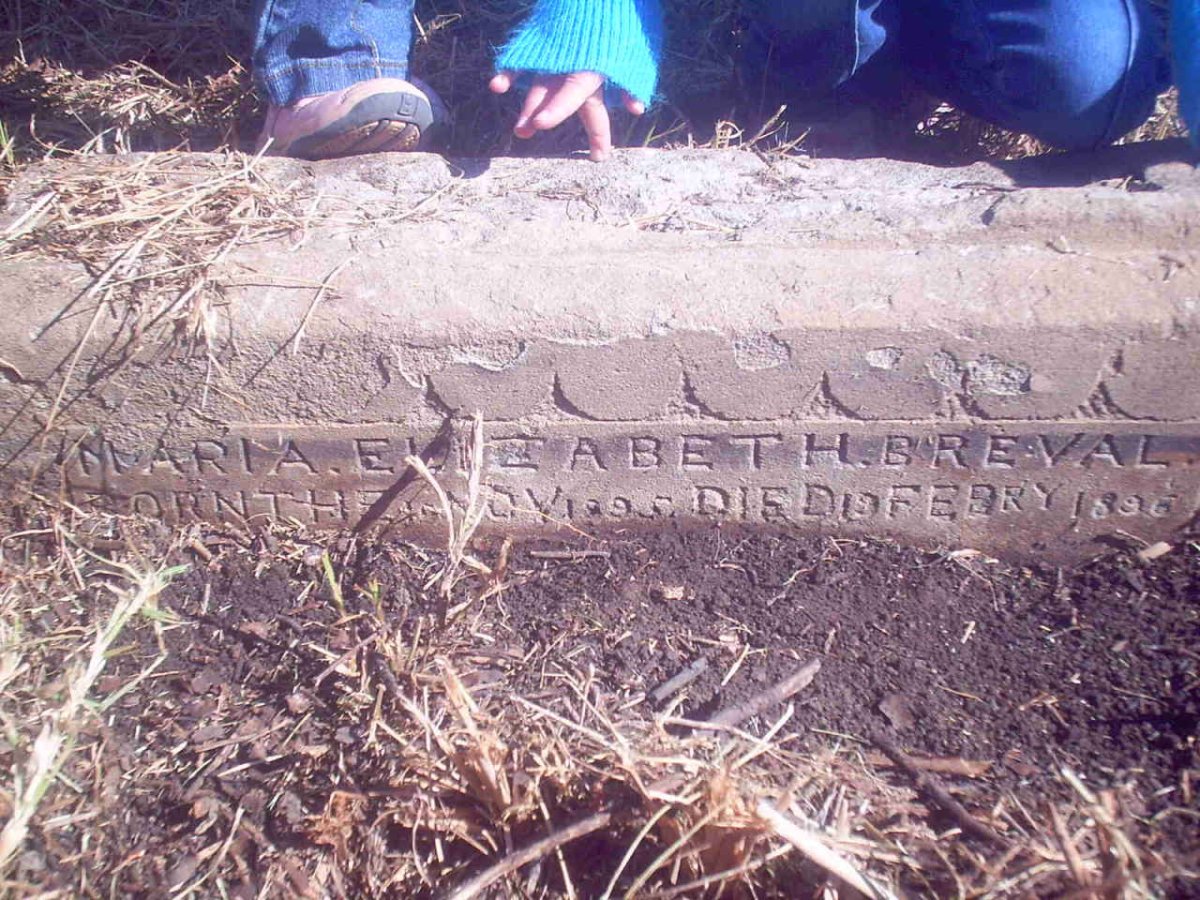BREVAL Maria Elizabeth 1895-1896