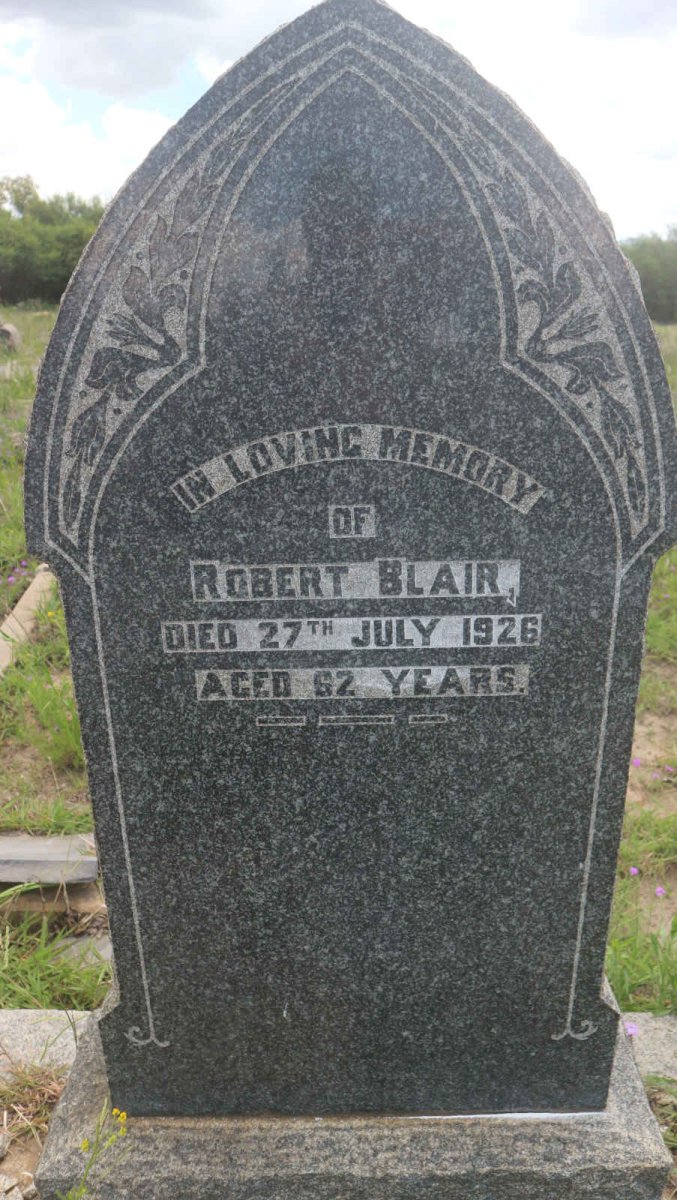 BLAIR Robert -1926
