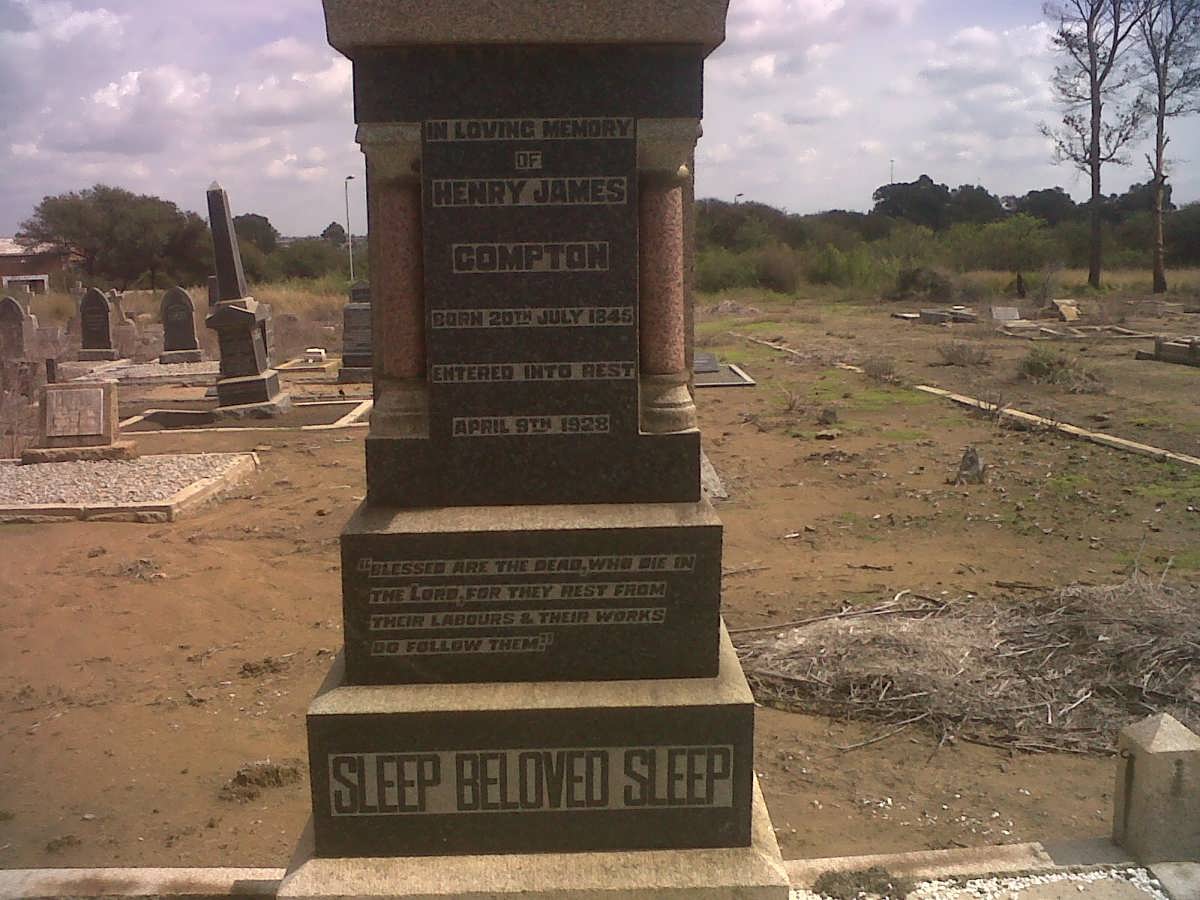 COMPTON Henry James 1845-1928 :: COMPTON Sarah Maria 1854-1945