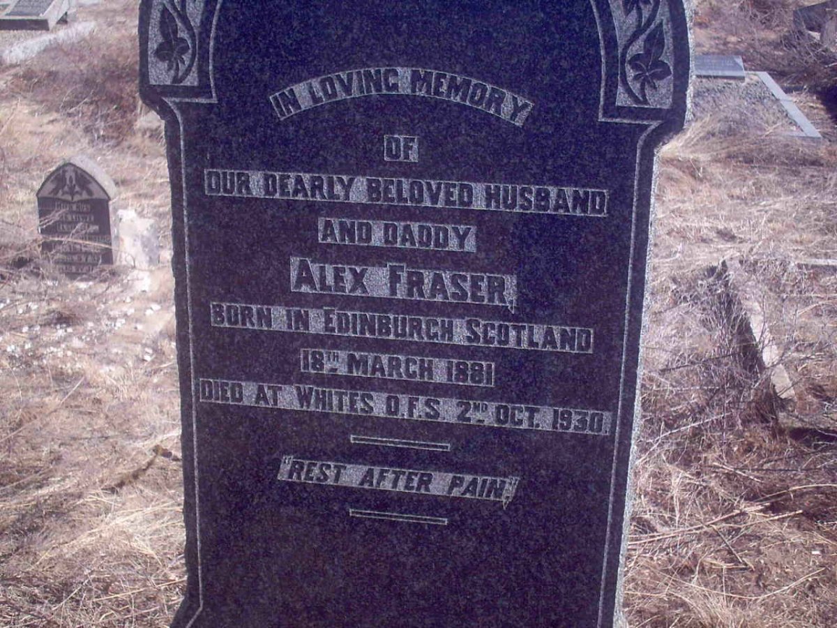 FRASER Alex 1881-1930