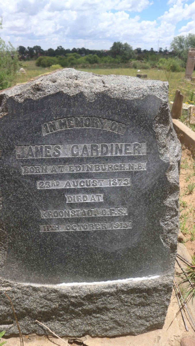 GARDINER James 1873-1915