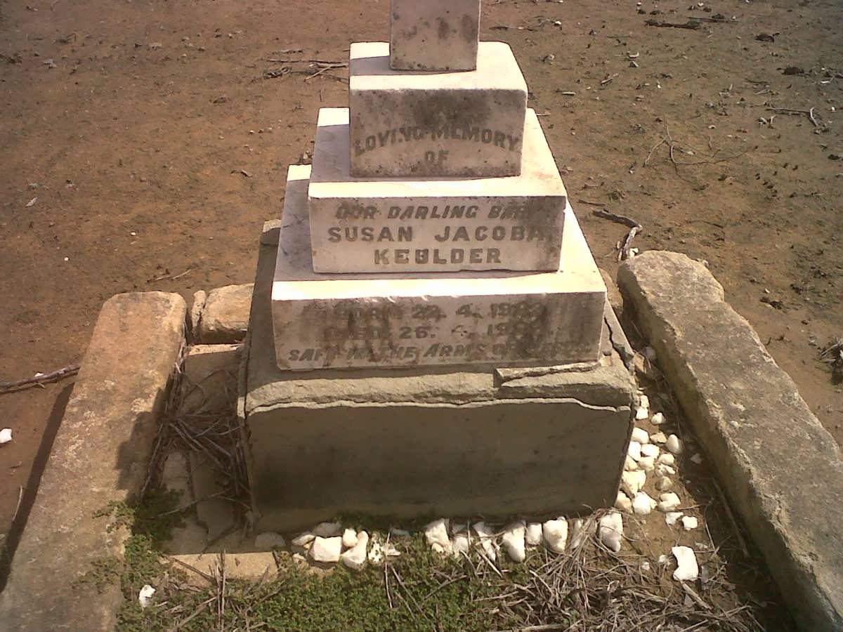KEULDER Susan Jacoba 1922-1923