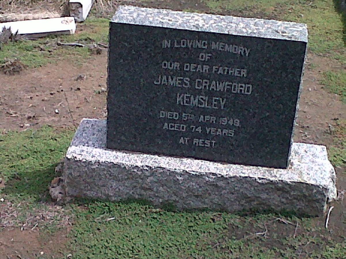 KEMSLEY James Crawford -1948