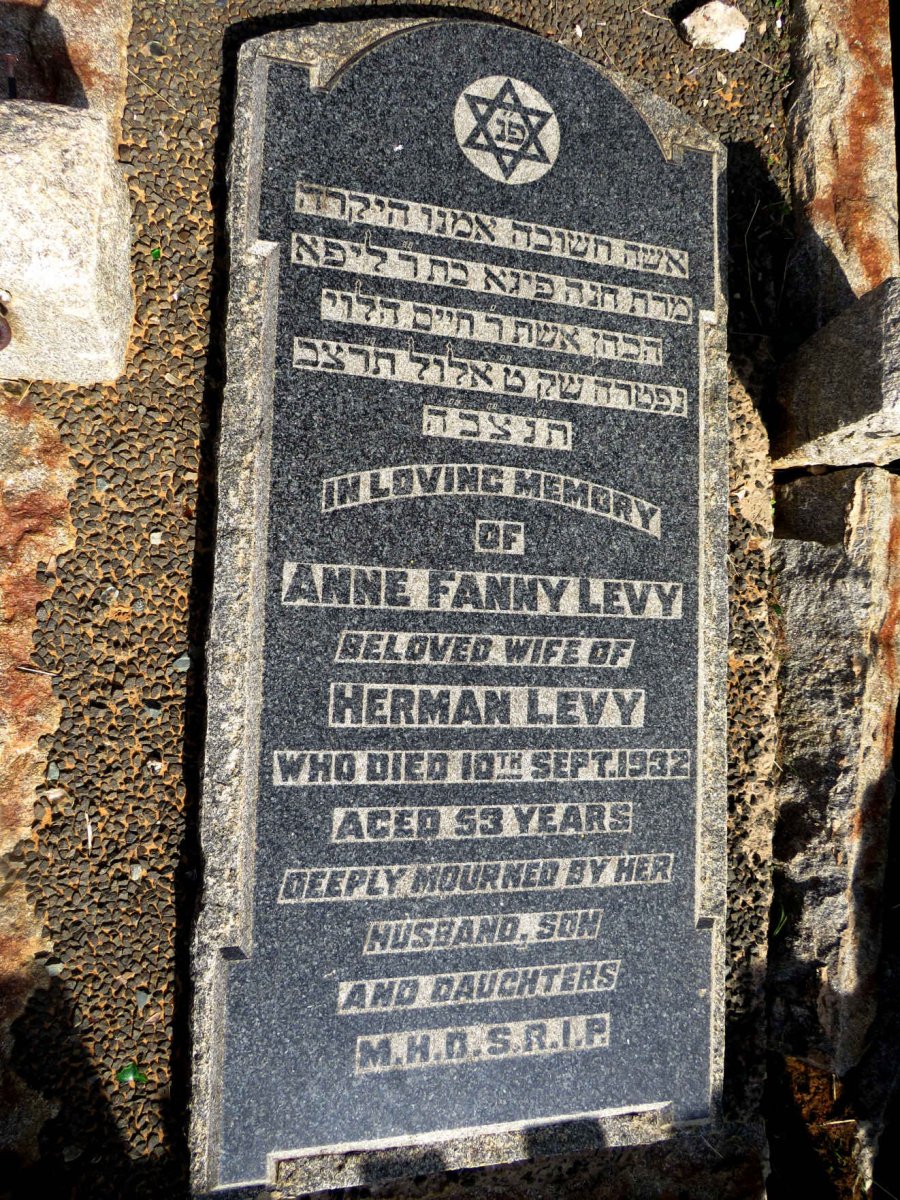 LEVY Anne Fanny -1932