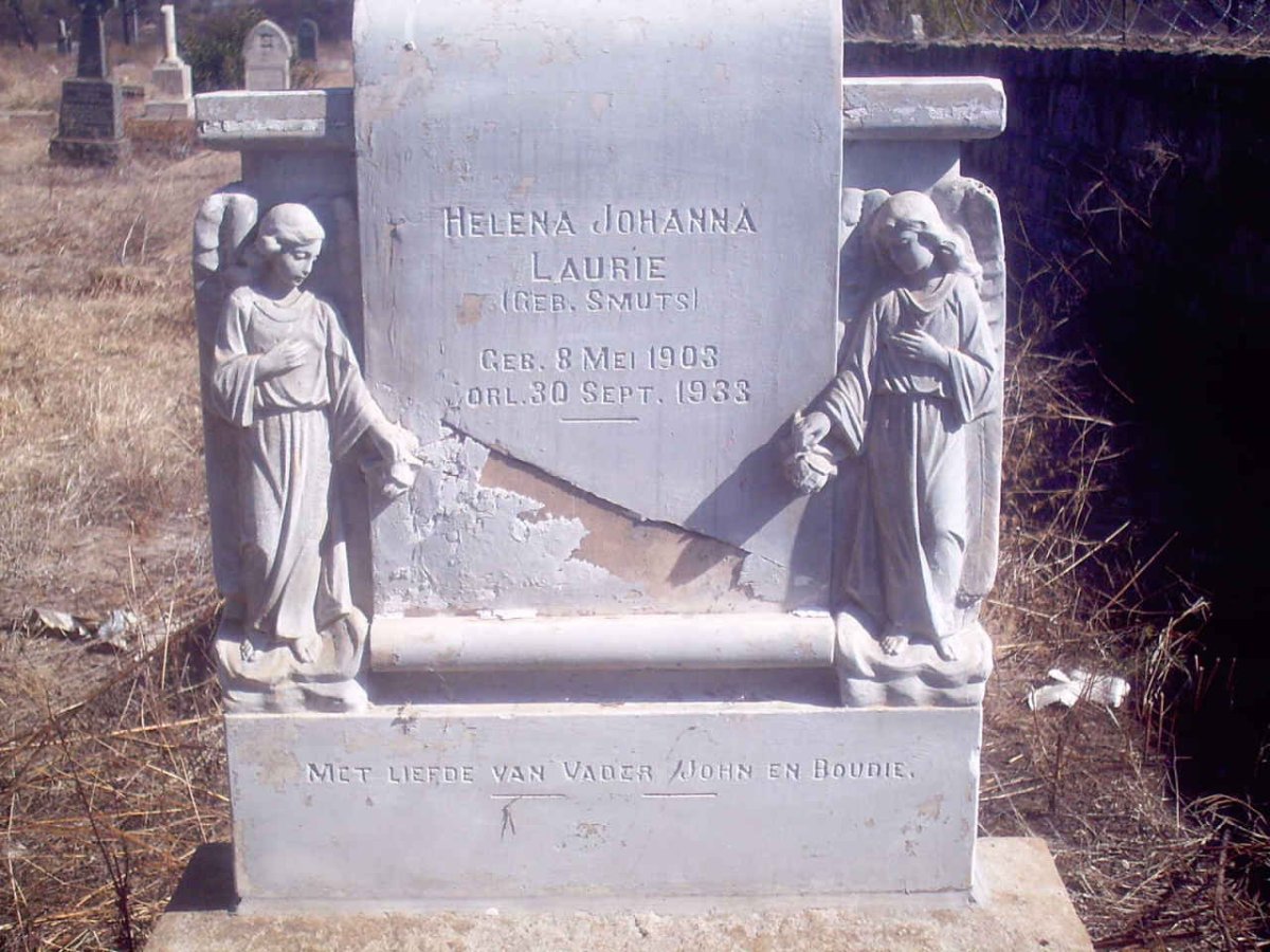 LAURIE Helena Johanna nee SMUTS 1903-1933