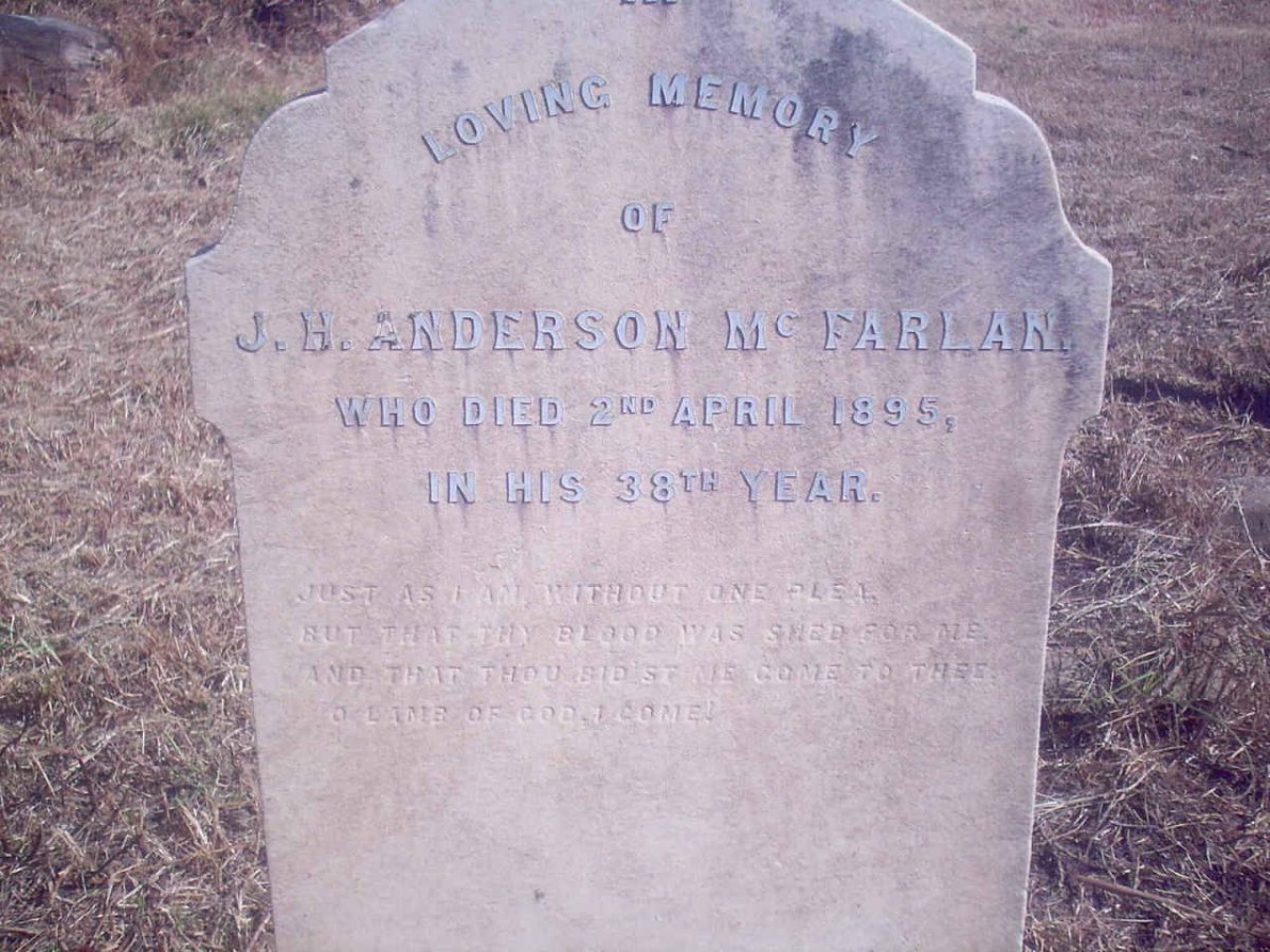 McFARLAN J.H. Anderson -1895