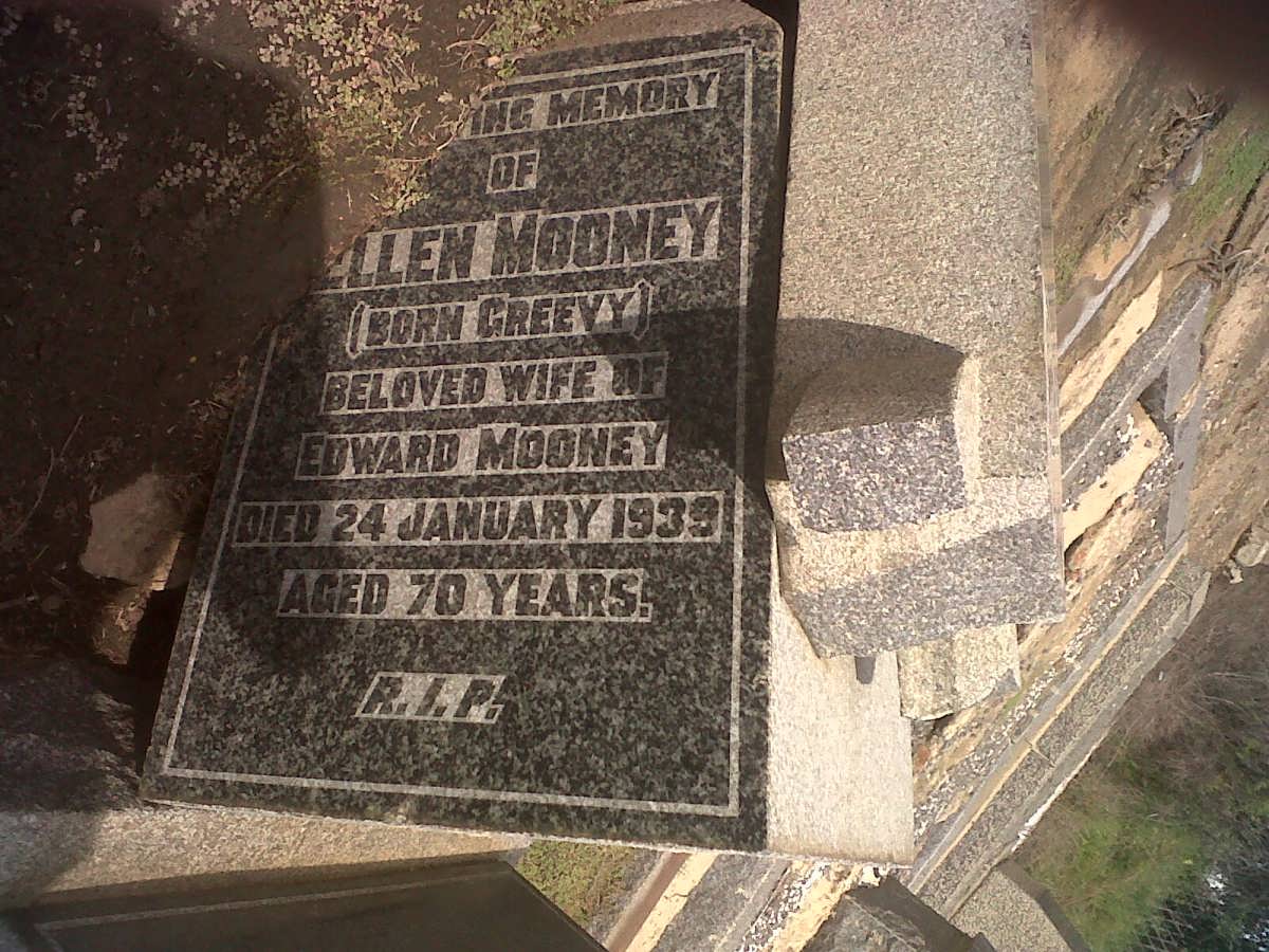 MOONEY Ellen nee GREEVY -1939