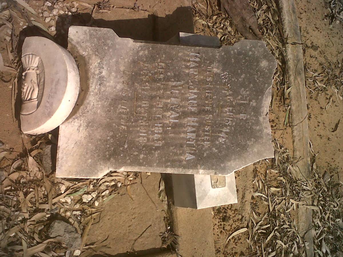 NORVAL Mary Jane Martha 1869-1918