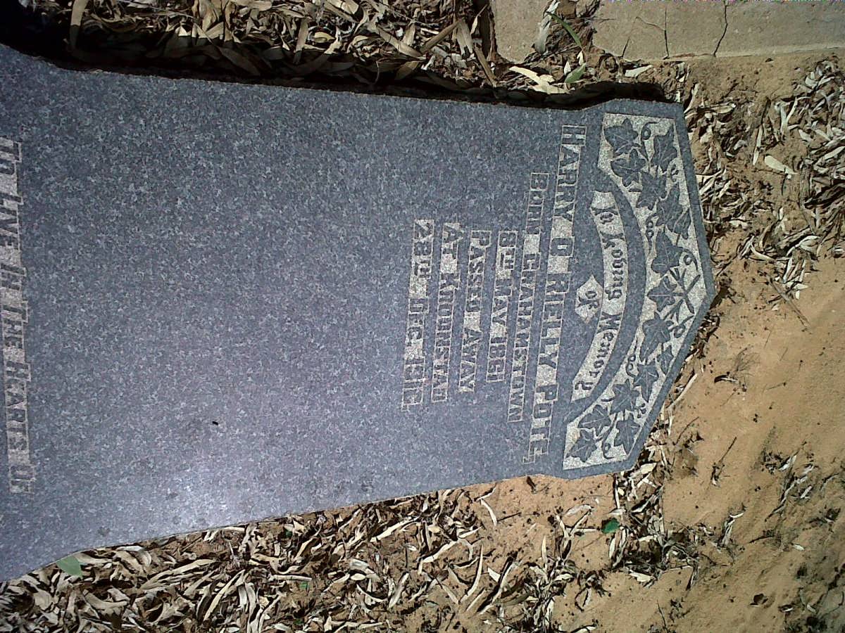 POTE Harry O’Rielly 1861-1916